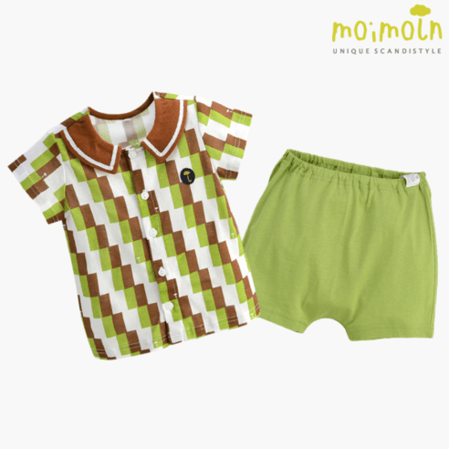 모이몰른 모이몰른 스텝 반팔상하 M212NNN45P 여름