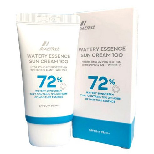 비아이펙트 수분 에센스 선크림 100 SPF50+ PA++++ (주름개선 미백 자외선차단 3중기능성) 30ml, 1개