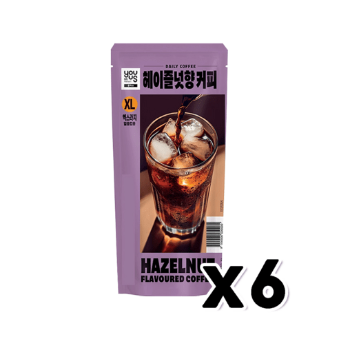 유어스 헤이즐넛향커피 L 아이스파우치음료 340ml x 24개