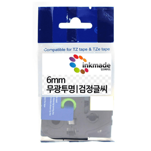 브라더 호환 라벨 테이프 라벨지 PT-P300BT P300BTLB PT-P710BT P710BTWH PT-D200 PT-P900W PT-P700 D600, 24mm_TZe-CL5(헤드클리닝테이프)