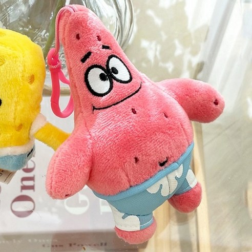 네모바지 스폰지밥 블루버전 가방고리 13cm - 뚱이, 상세 설명 참조