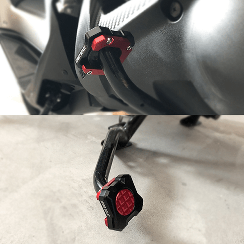 엔맥스 엑스맥스 메인사이드스탠드 클립 NMAX125 XMAX300 NMAX155, 다크그레이, 1개