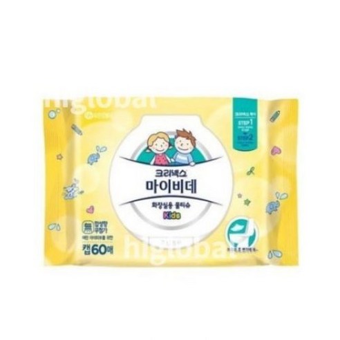 크리넥스 키즈 마이비데티슈 캡형, 42매, 24팩