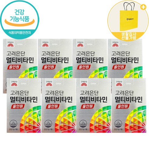 고려은단 멀티비타민 올인원, 60정, 4개