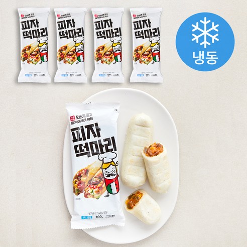서울마님 피자 떡마리 (냉동), 100g, 10개