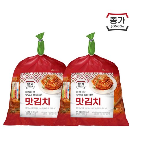 종가집 맛김치 1.2kg (PET), 2개