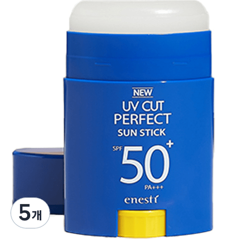 에네스티 유브이 컷 퍼펙트 썬스틱 SPF50+ PA+++, 20g, 5개