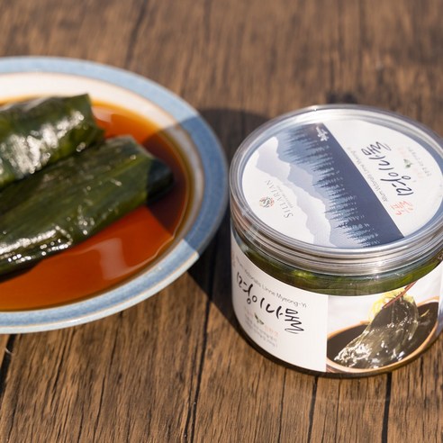 농부플러스 국산 친환경 무농약 명이나물 장아찌 산마늘잎, 1개, 300g