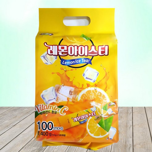 이레 레몬 아이스티 100T X 2개 (200T)/에이드 홍차, 14g, 100개입