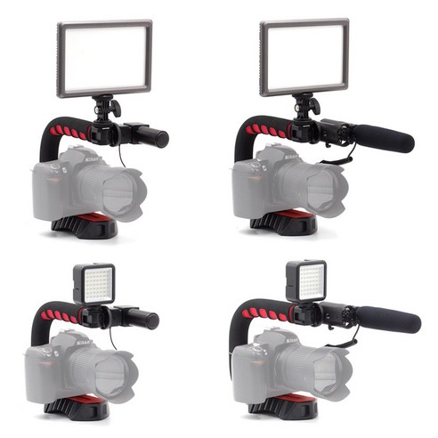 오토케 카메라 디렉터 패키지 DSLR 미러리스 촬영 장비 풀세트 U grip 유그립 삼각대 추가 파격 개인방송 VLOG 브이로그 유튜브 아프리카 PD VJ, 옵션2 + Q640 삼각대 추가(5만 원 할인)