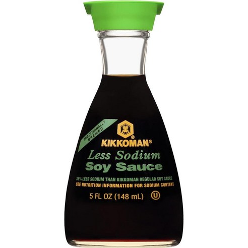 키코만 저염 간장 소이 소스, 1개, 148ml