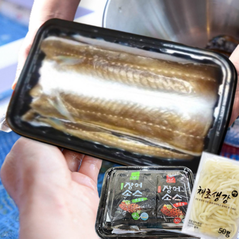 [왕특대] 자연산 통영 손질 장어 바다장어 특대 1kg 2kg 3kg 당일배송, 2-3. [왕특대] 3kg 3-6마리, 1개
