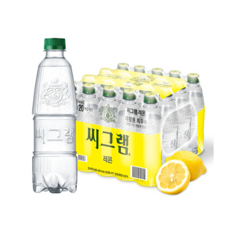 코카콜라 씨그램 라벨프리 450ml(레몬/라임/플레인/피치)/탄산수, 60개