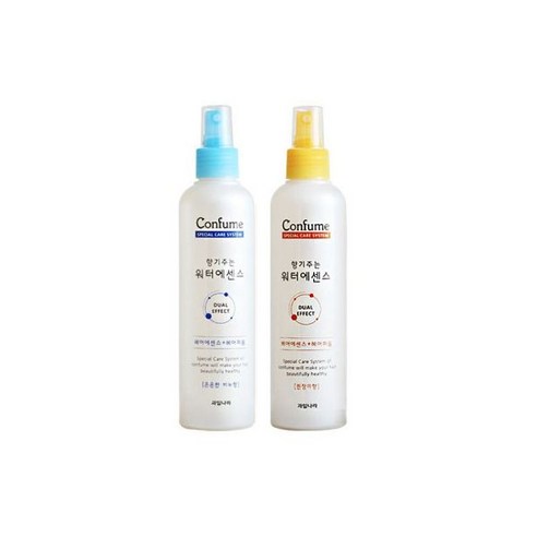 과일나라컨퓸 향기주는 워터 에센스 252ml 비누향 1개+흰장미향 1개/헤어에센스, 컨퓸 향기주는 워터 에센스 252ml 비누향 1개+흰장