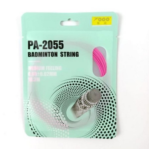 테니스스트링 배드민턴 클럽 훈련 대회용 스트링 라켓 라인 와이어 직경 0.68mm 26 파운드, [12] pink, 12 pink