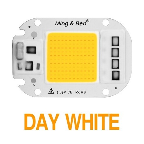 LED COB LChip 20W 30W 50W AC 110V 220V Smart IC Beads For DIY Grow 투광 조명 전구 데이 화이트 콜드, [06] Cold White, [04] 30W 110v, 1개