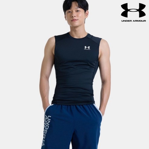 언더아머 (남성) HeatGear® 아머 슬리브리스1361522-001