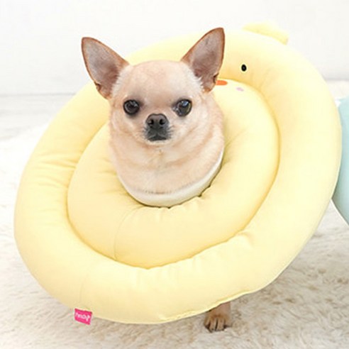패리스독 강아지 고양이 넥카라 넥쿠션 S 꿀잠카라, 베프카라 고양이(그레이), 1개