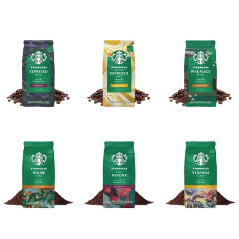 스타벅스 원두 가루커피 200g 6종 Starbucks, 스타벅스원두블론드에스프레소200g, 1개