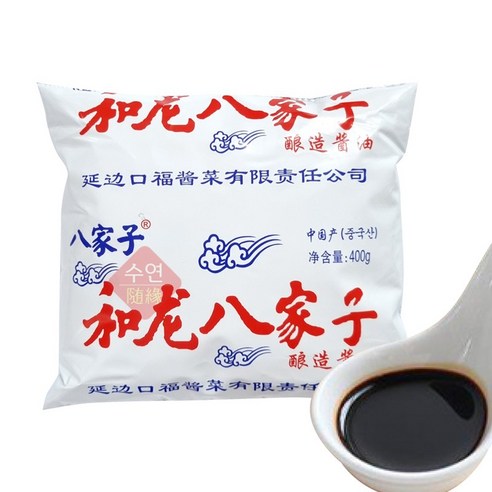 킹콩푸드팔가자 간장 중국간장 중국식품 400g, 6개, 43g