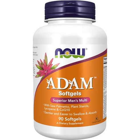 NOW Adam Men's Multiple Vitamin 90 소프트겔