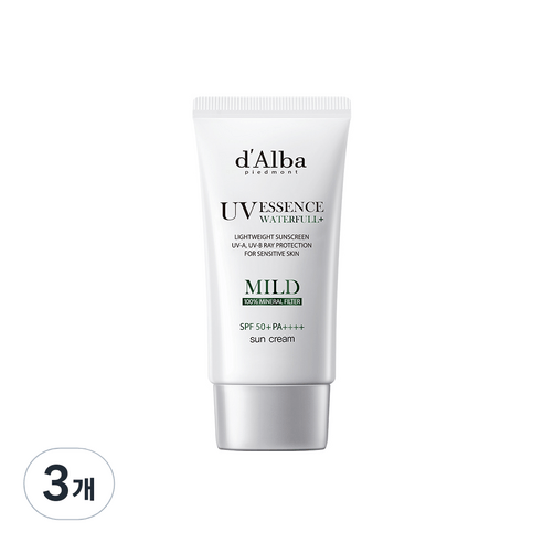 달바 워터풀 마일드 선크림 SPF50+ PA++++, 100ml, 1개