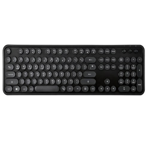 엑토 레트로 무선 키보드 KBD-48, 1개, 핑크