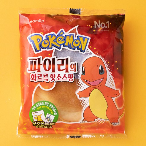 삼립 파이리의 화르륵 핫소스팡, 90g, 2개