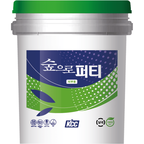 라이크잇 KCC 숲으로 퍼티 외부용 5kg, 백색, 6개