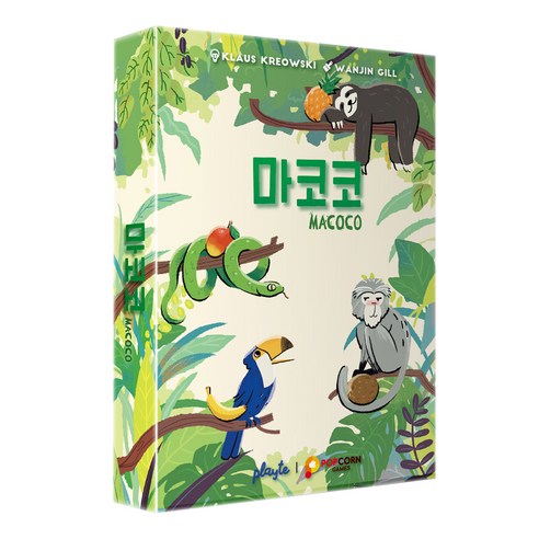 게임올로지 playte 마코코 동물 찾기 보드게임, 혼합색상