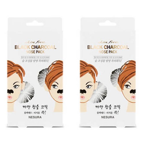 스킨후리 까만 참숯 코팩, 8매입, 6개