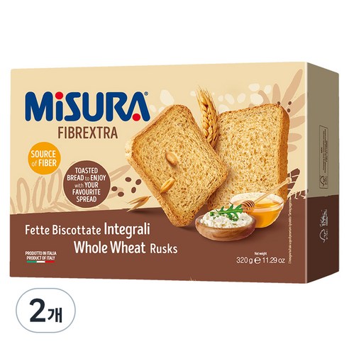 미주라 토스트비스켓, 2개, 320g