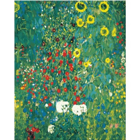 모모픽스페인팅 DIY명화그리기 60x75cm, WP08 클림트 가르다호숫가