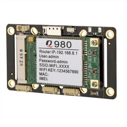 Quectel 모뎀 4g LTE Wi-fi 라우터 10/100M WAN/LAN 지원 VPN 감시 Openwrt 시스템 WPA2 DDR2 RAM 2.4G E, 01 WHITE_03 Q-980-AU