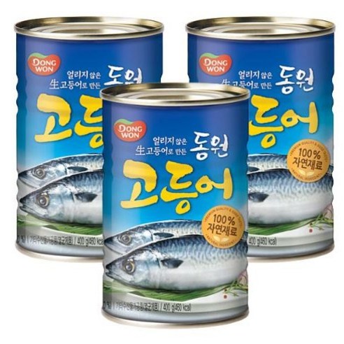 동원 고등어 400g x 3캔, 27개