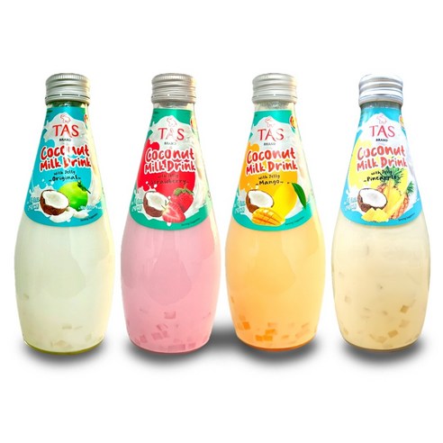 필마트 코코넛 밀크 음료 나타드코코 코코넛 젤리 Coconut Milk Drink nata de coco Jelly 오리지날, 1개, 290ml