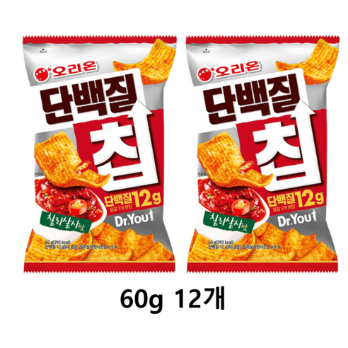 오리온 닥터유 단백질칩 칠리살사맛, 1개, 720g