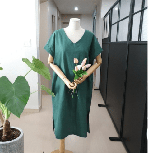 [옷 만들기 패턴지] 브이넥끈원피스(여성) _ 톡톡패턴, 여성, 1개