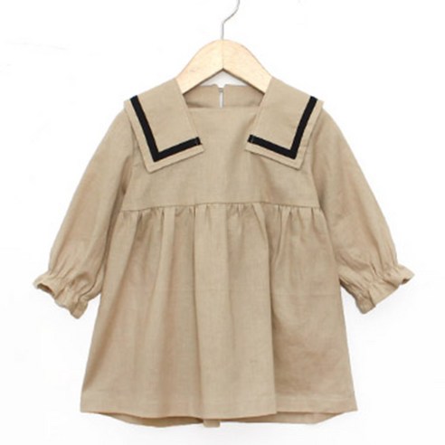 P874 - Dress(아동 원피스)/반팔제작가능 HD 원피스패턴 종이옷본 q, 1개