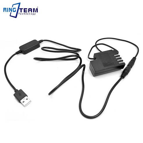 DMW-BLF19E 더미 배터리 DMW DCC12 커플러 및 USB 어댑터 파나소닉 루믹스 Dmc-DMC-GH3 DMC-GH4 GH5 GH4 GH5s G9 용, [01] USB to DMW-DCC12, 01 USB to DMW-DCC12