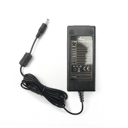 24V 5A 아답터 (접지형), 옵션 2.외경 5.5mm x 내경 2.5mm, 2구 파워코드
