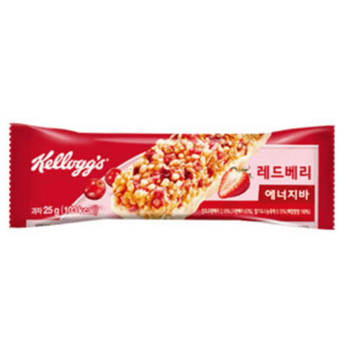 켈로그 에너지바 K 레드베리, 25g, 10개