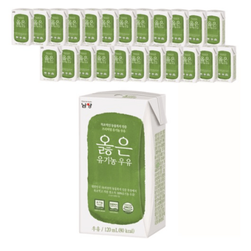 남양유업 옳은우유, 120ml, 72개