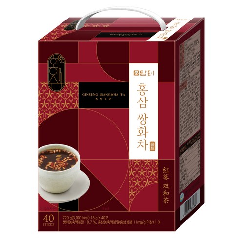 담터 홍삼 쌍화차, 18g, 40개입, 6개