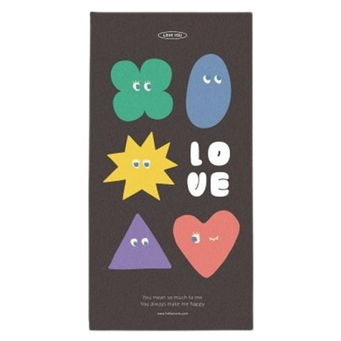 헬로우모리스 세로 용돈봉투 세트, 루루, 10세트