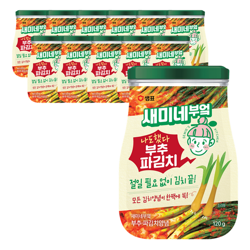 새미네부엌 부추 파김치 양념, 120g, 6개