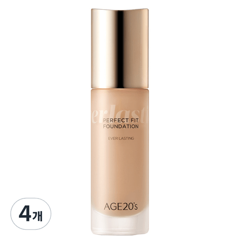 에이지투웨니스 퍼펙트 핏 리퀴드 파운데이션 30ml, 4개, 3호 베이지