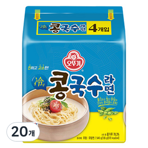 오뚜기 콩국수라면 135g, 32개