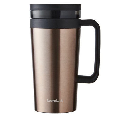 락앤락 커피 필터 머그 텀블러, 블랙, 580ml, 1개
