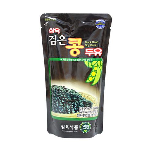 삼육두유 검은콩 두유 파우치, 190ml, 60개
